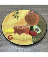 Guacamole Salsa Plate Certified International Artist Greg Gorham 11 1/4&quot;... - $27.09 CAD