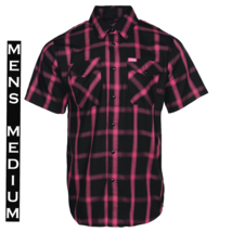 Dixxon Flannel - Fight Bamboo S/S Shirt - Men&#39;s M - Breast Cancer Awareness - £55.07 GBP
