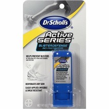 Dr. Scholl&#39;s Active Series Blister Defense 2 PACK Anti-Friction Stick .3OZ NEW  - £9.15 GBP