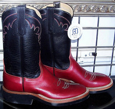 Anderson Bean Red Fiesta Crepe Sole Cowboy Boots 6-1/2 B Ladies 7-1/2 - ... - $299.99