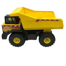 Tonka Mighty 768 Yellow Dump Truck Vintage Pressed Steel and Plastic Tir... - $28.01