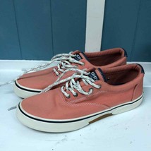 Sperry STS19131 Mens Halyard Cvo Nautical coral Sneakers Shoes Casual Si... - £32.50 GBP