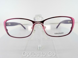 VERA WANG V 378 CRIMSON 51-16-135 PETITE LADIES /FRAME ONLY Eyeglass Frame - £22.03 GBP