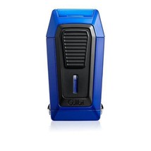 Colibri Quantum Triple-Jet Lighter w/ V-Cut Blue/Black - LI970C5 - $149.99