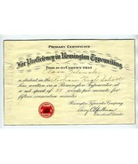 Primary Certificate for Proficiency in Remington Typewriting 1920&#39;s - £27.26 GBP