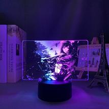 Mikasa HD - LED Lamp (Attack on Titan), Room Decor, Gifts, Led Light Bedside - £24.55 GBP