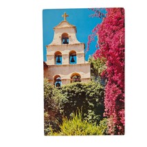 Postcard The Bell Tower Of The Mission San Diego De Alcala CA Chrome Unp... - $6.92