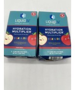 (2) Liquid I.V. Hydration Multiplier Electrolyte Drink Mix Kids Crisp Ap... - $10.96 CAD