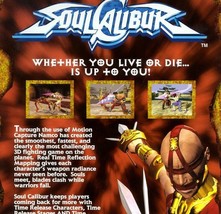 Soul Calibur Arcade FLYER Original NOS Video Game Art Print Caliber 1998 Vintage - £24.14 GBP