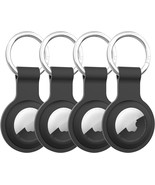 Compatible with Case Keychain Air Tag Holder Silicone AirTags Key Ring C... - £19.79 GBP
