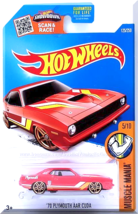 Hot Wheels - '70 Plymouth AAR Cuda: Muscle Mania #5/10 - #125/250 (2016) *Red* - $2.00