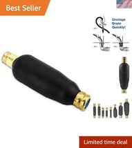 Compact Water-Powered Drain Cleaner - Clears Main &amp; Basement Lines Effor... - $42.00