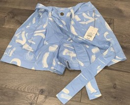 A New Day Blue Shorts With White Marks Size 4 NWT - £7.38 GBP
