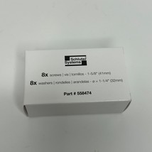 Schluter Kerdi Board Hardware Set, 1-5/8 &quot; Screws  1-1/4&quot; Washer 8 pc Each - $9.23