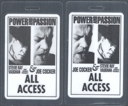 Stevie Ray Vaughan/Joe Cocker OTTO Laminated All Access Pass from the 1990... - £6.18 GBP