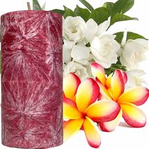 Frangipani Gardenia Jasmine Scented Palm Wax Pillar Candle - £20.09 GBP+