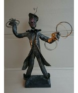 RARE VINTAGE MID CENTURY CIRCUS CLOWN WIRE PAPER MACHE SCULPTURE by PACO... - £279.27 GBP