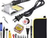  80W LCD Adjustable Temperature Soldering Iron 17-In-1 with Soldering Ac... - £42.07 GBP