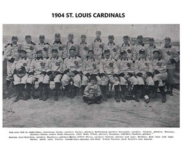 1904 ST. LOUIS CARDINALS 8X10 TEAM PHOTO BASEBALL PICTURE MLB WIDE BORDER - £3.87 GBP