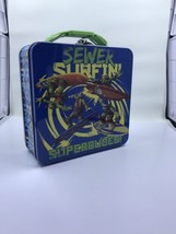 Teenage Mutant Ninja Turtles TMNT Sewer Surfin Superdudes Metal Lunchbox - $13.81