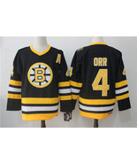 Bruins #4 Bobby Orr Jersey Old Style Uniform Black - €51,21 EUR