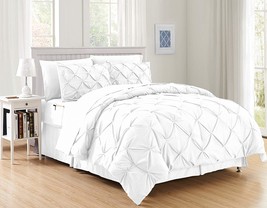 Elegant Comfort Luxury Best, Softest, Coziest 8-Piece Bed-in-a-Bag Comforter Set - £66.54 GBP