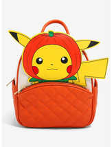 Bioworld Pikachu Pumpkin costume Figural Cosplay Mini Backpack - £40.59 GBP