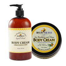 Bee By the Sea Non-greasy and Daily Moisturizer Body Cream Set (473ML and 220ML - £39.95 GBP