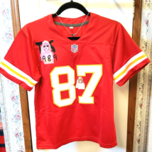 T Swiftie Youth Size 9-10  KC 87 Football Jersey With Theme 1989 Necklac... - $65.00