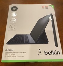 Belkin QODE Ultimate Keyboard Case iPad Air 1st Gen Black F5L151TTBLK Br... - $49.45