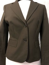 Ann Taylor Loft Women&#39;s Brown Blazer Size 6 - £21.47 GBP