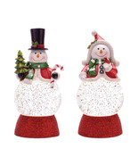 LED Holiday Snowman Snow Globe (Set of 2) - $137.28 CAD