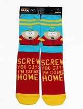 ODD SOX Knits South Park Screw You Guys I&#39;m Going Home Cotton Blend Socks Men&#39;s - £12.17 GBP