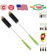 Versatile Long-Handled Cleaning Brushes for Bottles and Sinks - 2 Pack - $350.61 MXN