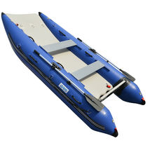 BRIS 11 ft Inflatable Catamaran Inflatable Boat Dinghy Mini Cat Boat Blue image 5