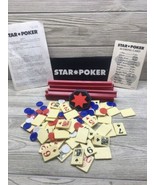 Star Poker Complete Game Replacement Pieces No Box Stars Chips Tiles Rules - €7,76 EUR