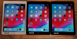 (Lot of 3) Apple iPad Air 1st Gen A1475 - 9.7&quot; - 16GB &amp; 64GB - WiFi/Cell - $198.00