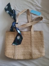 Draper James Everyday Straw Shoulder Bag - Natural - £12.70 GBP