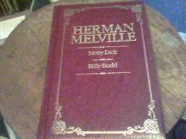 Herman Melville Moby Dick Billy Budd Longmeadow Press leather bind [Hardcover] u - £78.33 GBP