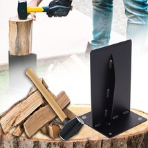 Manual Log Splitter Kindling Splitter Firewood Cracker Hand Cutter for C... - £33.56 GBP