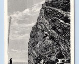 Rock Slides on Perron Blvd Gaspe Quebec Canada UNP WB Postcard M5 - $2.67