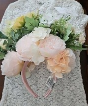 AUGUST HATS Wedding Derby floral explosion bouquet Fascinator Hat MSRP $108 - $44.50