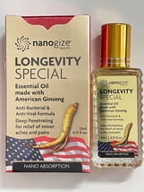 Pack Of 6 Longevity SPECIAL-Essential Oil Made With American Ginseng 21ml - £54.52 GBP