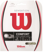 Wilson - WRZ941000 - Comfort Sensation 16 Tennis String Set - Natural - £11.76 GBP