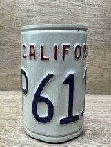 Vintage California License Plate Can Bottle Koozie - £19.78 GBP