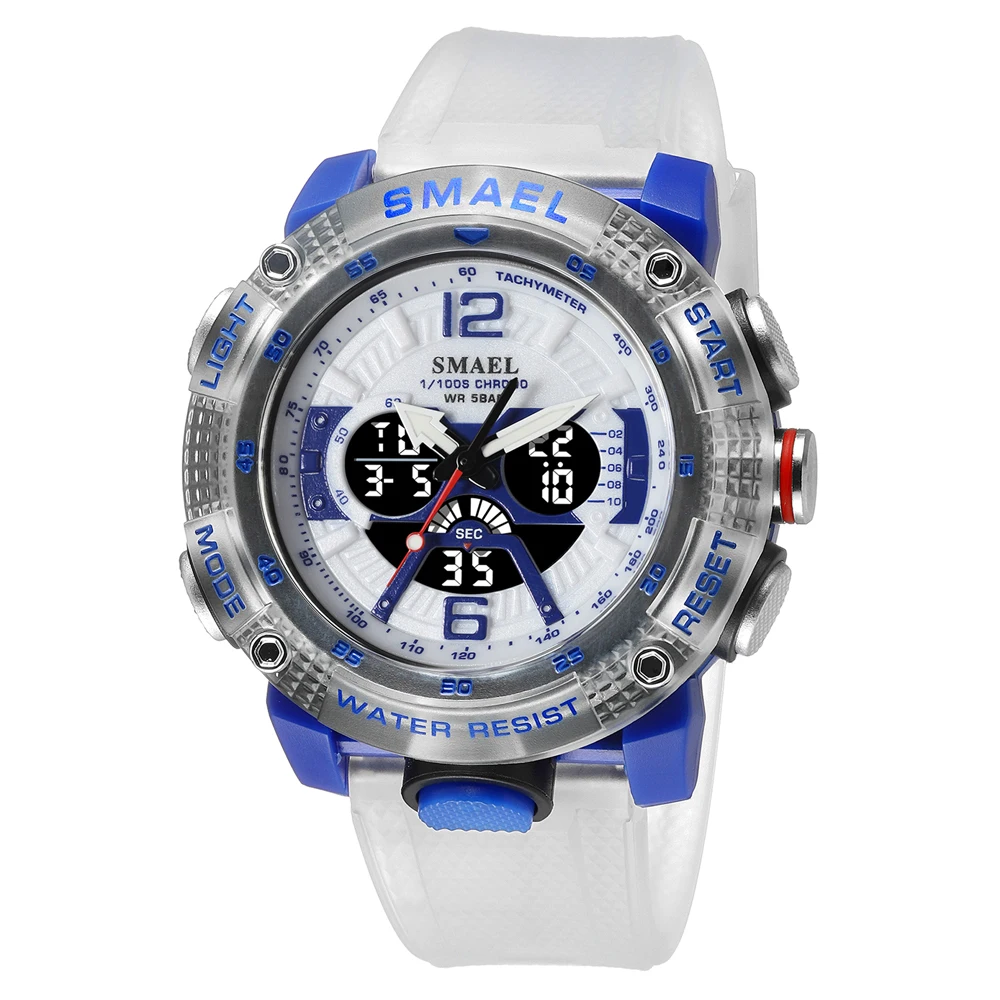 SMAEL  Fashion Student Gift  Watch for Men Waterproof Youth Alarm Digital LED St - £43.15 GBP