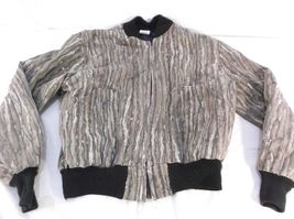 REALTREE TREE BARK CAMOUFLAGE COLD WEATHER FULL ZIP HUNTING JACKET COAT XL - $24.54