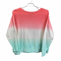 Splendid Tie Dye Thermal Knit Top Multicolor L Long Sleeves Pastels Casu... - £15.41 GBP