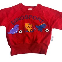 Vintage Fisher Price Dinosport Red Sweatshirt Size 24 Mo. Toddler - $19.75