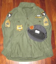 Reproduction Vietnam War Us Military Army Airborne Sp Uniform C/W Beret - £93.82 GBP